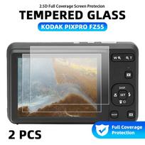 9H Tempered Glass for KODAK PIXPRO FZ55 Screen Protector, HD Clear Durable Anti-scratch Protective Film Camera Accessories