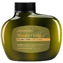 ANTIPODES, Apimties ir blizgesio suteikiantis kondicionierius MANUKA + ORANGE, 340 ml