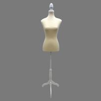 Putplasčiu apvyniotas moteriškas manekeno ekspozicijos rekvizitas su spausdinta džiuto drobe Height: 130-170 cm, Bust-Waist-Hips: 83-64-87 cm