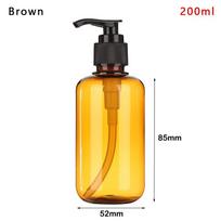 Bath Supplies Shampoo Shower Gel Hand Sanitizer Liquid Bottling Pump Container Shower Gel  Bottles 200ml ruda