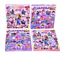 K-POP Demon Hunters Anime Boxed DIY Sticker Pack Children's Holiday Present Collection great for daily use perfect for gifting -A2784 purple