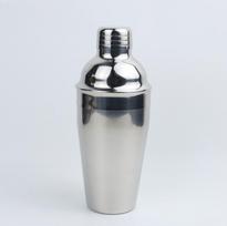 Stainless Steel 550ml Three-Piece Cocktail Shaker Set gray