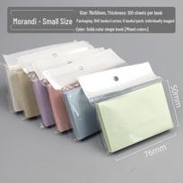 Colorful Creative Heart Sticky Notes - Reusable and Cute Stationery for Students white