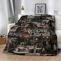 Damon Salvatore The Vampire Diaries Printed Blanket Picnic Blankets Warm Blanket Soft and Comfortable Blanket Home Travel Gift 75cmx90cm