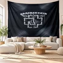 Rammstein Wall Tapestry, Soft Fabric Wall Hanging, Decorative Backdrop For Bedroom Home Wall Art 130cmx150cm