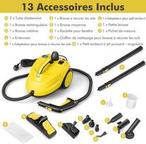 GOPLUS 2000W Steam Cleaner with 1.8L Tank, 13 Accessories, 5 Bar Pressure, Steam Broom for Carpets, Windows, Glass & Curtains
