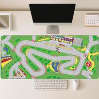 City Traffic Road Map Pattern Large Mouse Pad Non Slip Rubber Extended Desk Mat For Gaming Office Workspace Keyboard Mouse Setup 900x400x2mm
