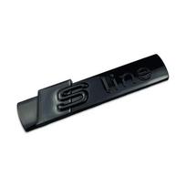 Dėl  nlux7 7.2cm Metalinis Automobilio Ženklelis Atnaujinimo Emblema Sline A6 A3 A4 A5 A8 S3 S4 S5 S6 S7 S8 SQ5 SQ7 Q5 Q7 Q8 RS3 RS4 RS5 3D Lipdukas black