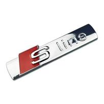 Dėl  nlux7 7.2cm Metalinis Automobilio Ženklelis Atnaujinimo Emblema Sline A6 A3 A4 A5 A8 S3 S4 S5 S6 S7 S8 SQ5 SQ7 Q5 Q7 Q8 RS3 RS4 RS5 3D Lipdukas