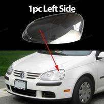 For VW Golf 5 MK 5 Jetta A5 GT GTI R32 2005-09 Car Headlamp Cover Headlight Lens Glass Cover Lampshade Bright Shell Lens Covers 1pc Left Side