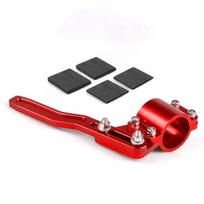 Universal Aluminum Car Steering Wheel Turn Signal Lever Extension Adjustable Position Up Kit Turn Rod Auto Styling Accessories Interior Modification raudona