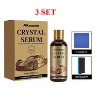 Crystal Serum Ceramic Coating For Car 100ml Kit Anti Scratch Hydrophobic Liquid Glass Polish High Gloss Paint Protection 9H 3set