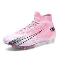 Vyriški futbolo bateliai FG/TF su arkos atrama, amortizuojančiu dizainu, profesionalūs treniruočių bateliai vyrui 39 pink