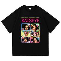 KATSEYE Naujas Single Internetinė Mergina Marškinėliai 2026 Vintažiniai Unisex Harajuku Stiliaus Aukštos Kokybės Medvilniniai Marškinėliai Vintažiniai Marškinėliai 2XL beige