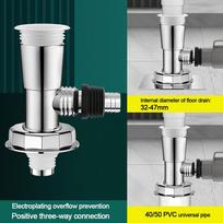 Sealing Ring Kitchen Basin Sewer Branch Anti odor Dishwasher Water Pipe Connector  Universal 4