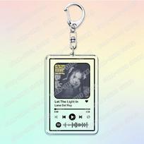 Lana Del Rey Songs Keychains for Women Accessories Bag Young and Beautiful Video Games Brooklyn Baby Keyings Jewelry Fans Gifts gray