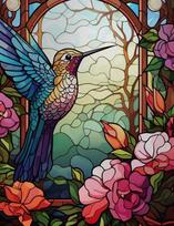 Peacock Bird Stained Glass Window Clings, Static Cling Decorative Films for Bathroom Bedroom Door, Custom Size Office Home Decor (as the picture,40X52cm) white