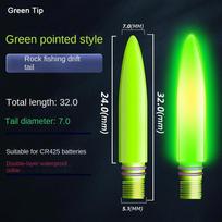 LED Fishing Smart Float Top Super Bright Electronic Floats Buoy Sensor Color Change Night Fishing Ocean Rock Float Tails Tackle green