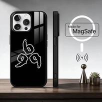 J-Juice Cool 999 Wrld Phone Case For iPhone17,16,15,14,13,12,11 Plus,Pro Max Magnetic For Magsafe Wireless Charging iPhone13PRO white