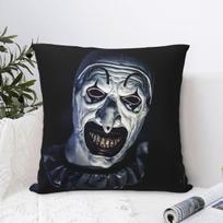 Pillow Cover Film Funny T-Terrifier Horror 2 Cushion Cover Novelty Pillow Case For Chair Sofa Home Decoration Pillowcases 40X40CM gray