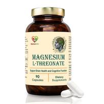NutraLiebe Magnesium L-Threonate, 90 Capsules, Brain Health, Cognitive Support, Promotes Relaxation & Focus, High Absorption Formula