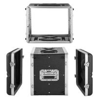 VEVOR 8U Rack Case, 310 mm Depth, Server Rack Cabinet Shallow with ABS Construction, Heavy Duty Recessed Twist Latches