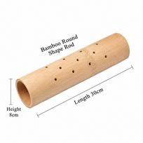 U Shape Bamboo Neck Pillow Ergonomic Curved Bamboo Lumbar Support Cushion  Sleeping Support 8cm