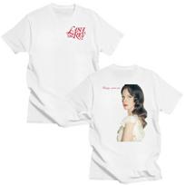 Unisex Cotton T-shirt Lana Del Rey T-Shirts Graphic Print Unisex Cotton Tees Singer Lana Del Rey M white