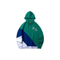 Li-Ning SS20 Paris Fashion Week Ping Pong Print Colorblock Hoodie Men Hoodie Green AWDQ337-2 XL blue