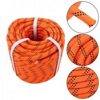 1/2 ×120' 48 Strands Polyester Braided Arborist Rope For Tree Work Orange &Black red