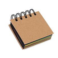 25Pcs Professional Kraft Sticky Notes Set 85x80mm Adhesive Memo Pads with Colorful Index Tabs Office School Supplies beige
