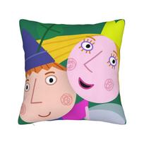 Ben and Holly's Kingdom ben y holly Pillowcase Cushion Cover  Pillow Covers Soft and Home Decorations Square Multiple Sizes 12x12in 30X30cm
