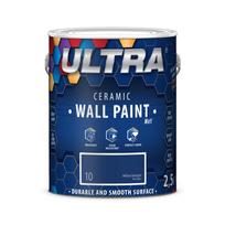 Interjero dažai ULTRA Ceramic, 2,5 l, Mėlyna bedugnė sp. (10)