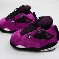 Sneaker Šlepetės Pliušinės šlepetės Moteriškos Šlepetės Vyriškos Juokingos Šlepetės 35-44 Vaikams Suaugusiesiems Žiemos šiltos pliušinės šlepetės patalpose 35-44 violetinė