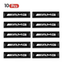 YGIG2 AMG 3D Epoxy Emblem Car Interior Stickers Decoration For Mercedes Benz AMG A B C E G CLA GLA W211 W212 W214 W205 W203 W204W206 black
