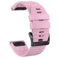 QuickFit 22mm 26mm Silicone Band For Garmin Fenix 8 E 7X 7 Pro Solar/6X 6/5 plus/Forerunner 970 965/Instinct 3 2X Official Strap QuickFit 26mm pink