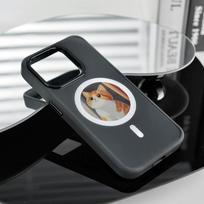 2.53 inches E-ink phone case photos Display Wireless transmission DIY screen for iphone 16/15/14/13 Round Support Magsafe iPhone 13 juoda