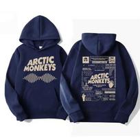 Retro Rock Arctic Monkeys Muzikinio Albumo Hoodis XL black