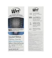 Wet Brush hairbrush Chrome Holographic Mini Detangler Plaukų šepetys