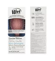 Wet Brush hairbrush Bronze Holographic Mini Detangler Plaukų šepetys