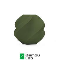 3D plastikas Bambu Lab PLA matinė tamsiai žalia (11501) be ritės (Refill) 1.75mm/1kg