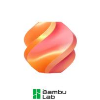 3D plastikas Bambu Lab PLA šilkas rožinė–auksinė (Gilded Rose) (13901) 1.75mm/1kg