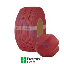 3D plastikas Bambu Lab PLA matinė tamsiai raudona (11202) be ritės (Refill) 1.75mm/1kg