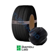 3D plastikas Bambu Lab PLA matinė anglies pilka (11101) be ritės (Refill) 1.75mm/1kg