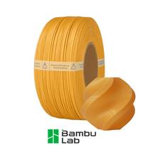 3D plastikas Bambu Lab PLA Basic auksinė (10401) be ritės (Refill) 1.75mm/1kg