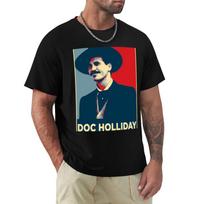 Doc Holliday Say When Tshirt Trendy Casual Short Sleeve Shirt 4XL brown