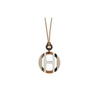 HERMES H Equipe Ox Horn Necklaces Women's H057087FL01 F ( Fits All) white