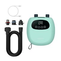 Electric SUP Stand Up Paddle Board Inflatable Pump 20PSI 2600mAh Paddle Board Kayak Boat Accessories for Kite Tent Mattress DWNDPUMP DP3 black