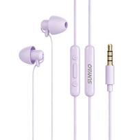 Originalios Lenovo Y129 ASMR laidinės ausinės C tipo/3,5 mm HiFi stereo garsas Laidinės miego ausinės Triukšmą slopinančios ausinės telefonui 3.5mm violetinė