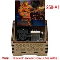 Game Outer Wilds Music Travelers' Encore Music Box 18 Note Christmas Birthday Gift for Game Fans Friends Office Decorations 3 258-A1 black